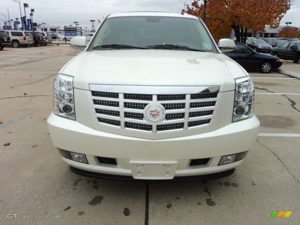 White Diamond Tricoat 2012 Cadillac Escalade Luxury Exterior Photo #58186359