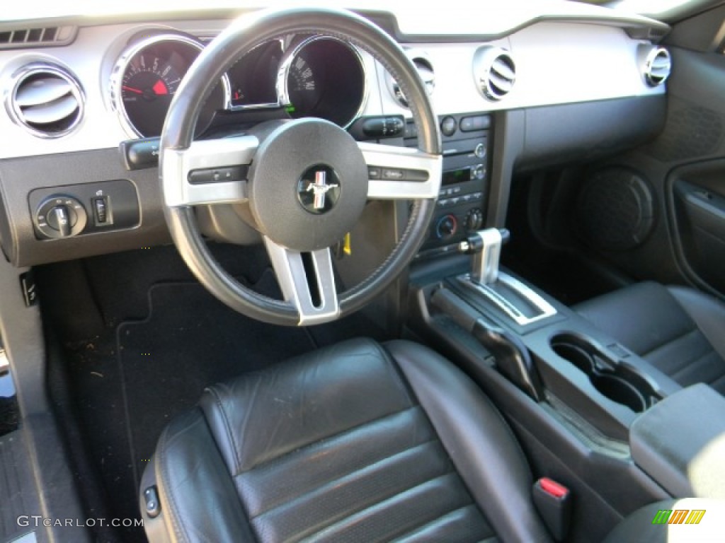 2008 Mustang GT Premium Convertible - Black / Dark Charcoal photo #8