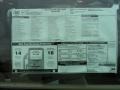 2012 Cadillac Escalade Luxury Window Sticker