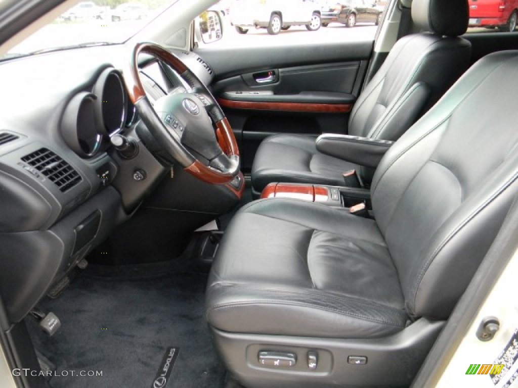 Black Interior 2007 Lexus RX 350 Photo #58187001