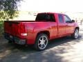 2007 Fire Red GMC Sierra 1500 SLE Extended Cab  photo #2