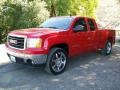 2007 Fire Red GMC Sierra 1500 SLE Extended Cab  photo #5