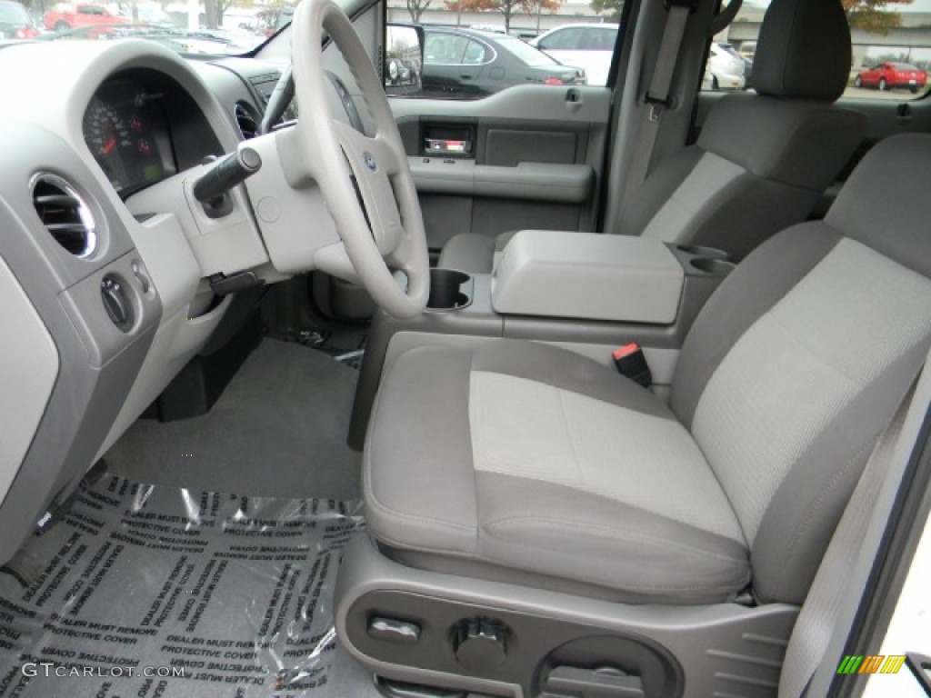 2006 F150 XLT SuperCrew - Oxford White / Medium/Dark Flint photo #9