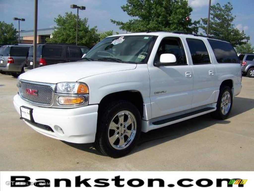 2006 Yukon XL Denali AWD - Summit White / Stone Gray photo #1