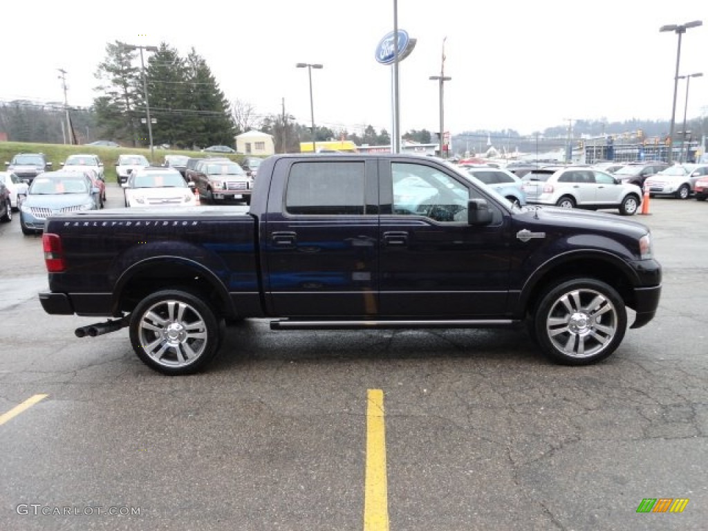 Dark Amethyst 2007 Ford F150 Harley-Davidson SuperCrew 4x4 Exterior Photo #58187503