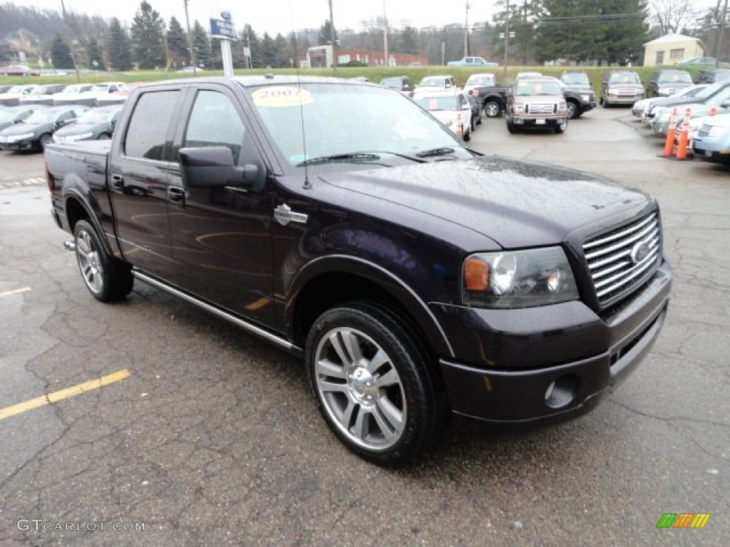 Dark Amethyst 2007 Ford F150 Harley-Davidson SuperCrew 4x4 Exterior Photo #58187509