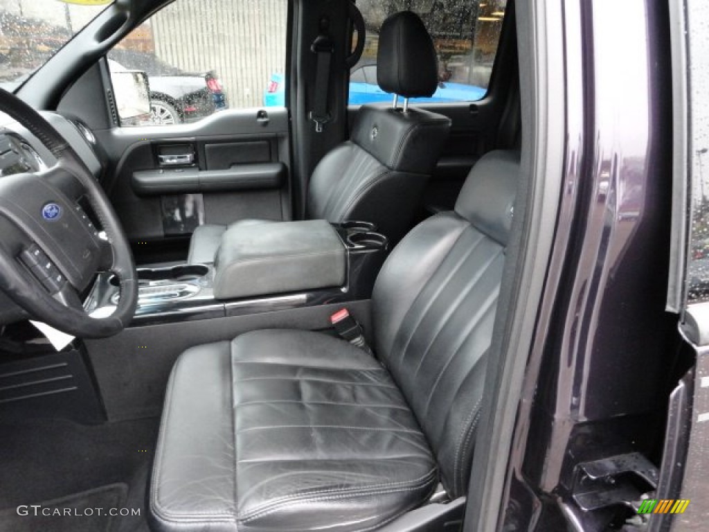 Black Interior 2007 Ford F150 Harley-Davidson SuperCrew 4x4 Photo #58187541