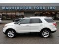 2011 White Platinum Tri-Coat Ford Explorer Limited 4WD  photo #1