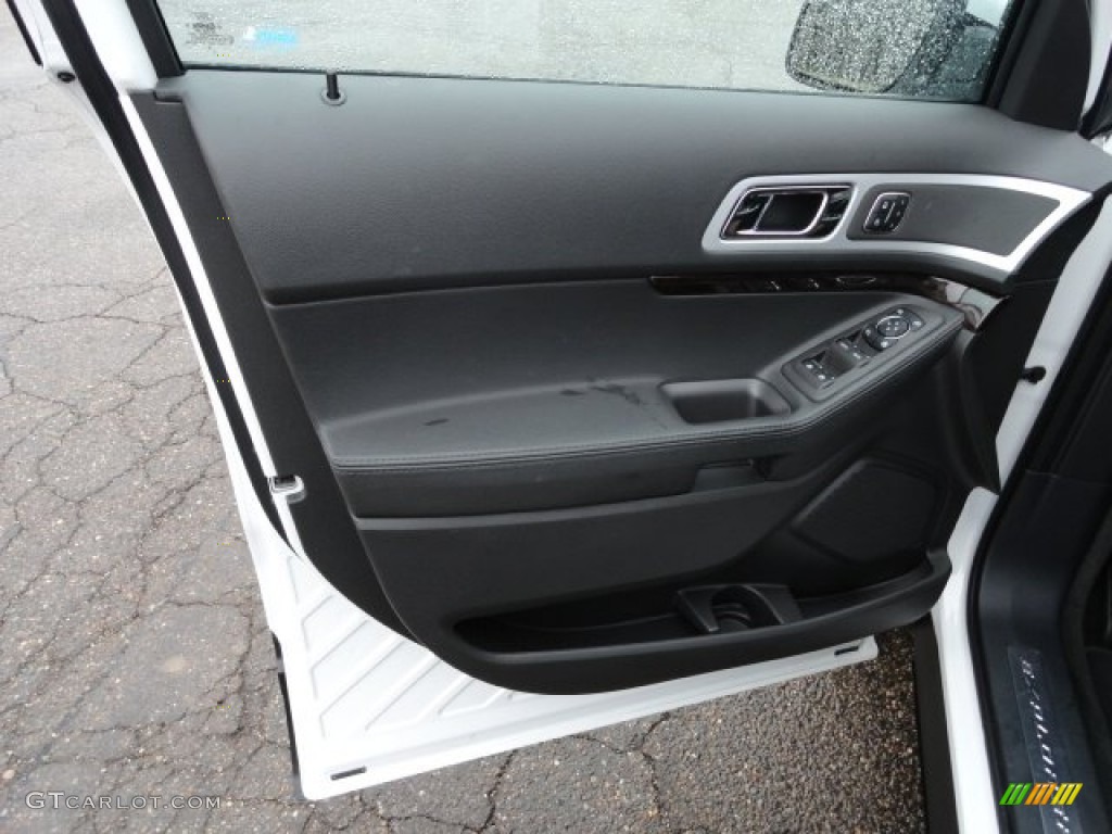 2011 Ford Explorer Limited 4WD Pecan/Charcoal Door Panel Photo #58187752