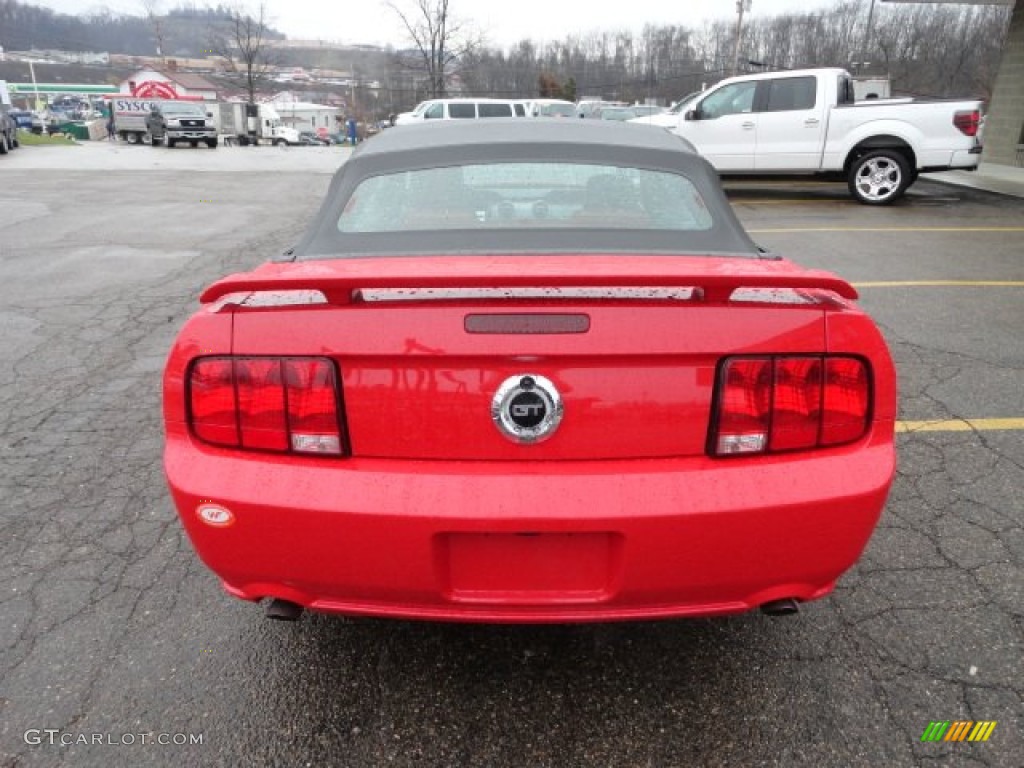 2006 Mustang GT Premium Convertible - Torch Red / Red/Dark Charcoal photo #3