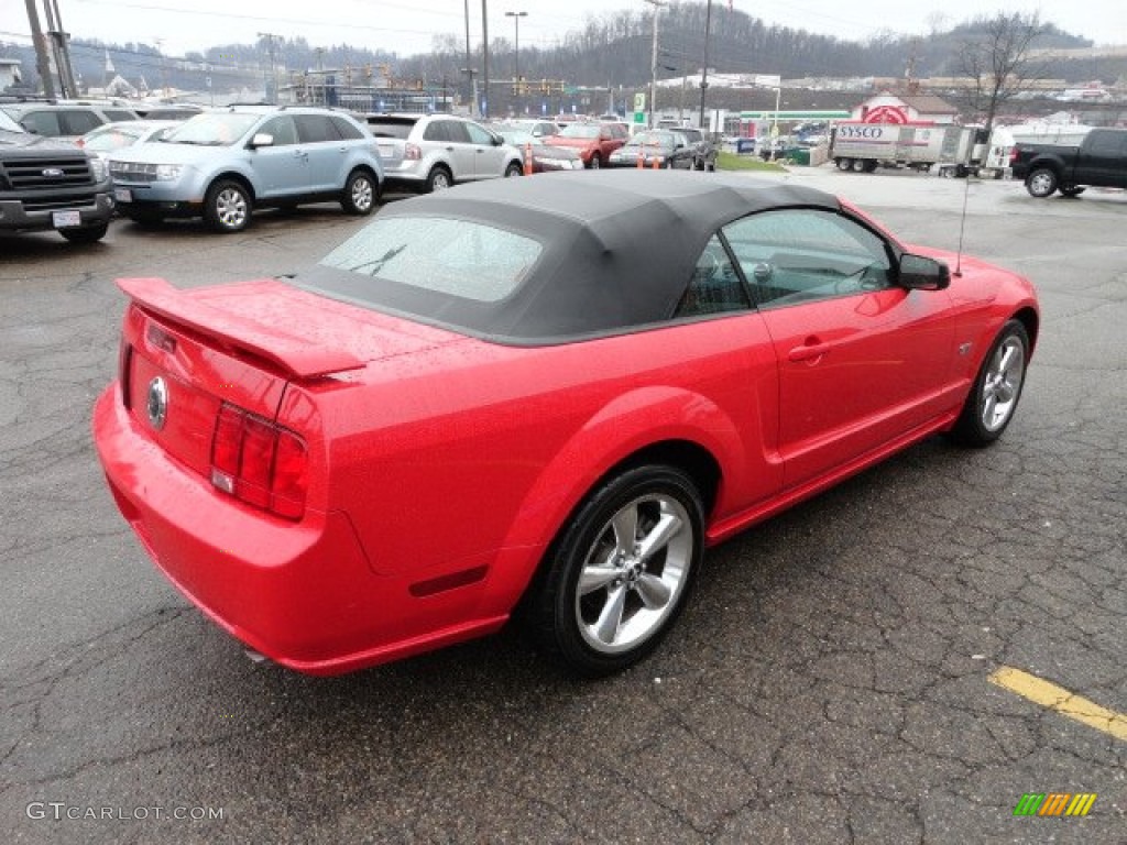 2006 Mustang GT Premium Convertible - Torch Red / Red/Dark Charcoal photo #4