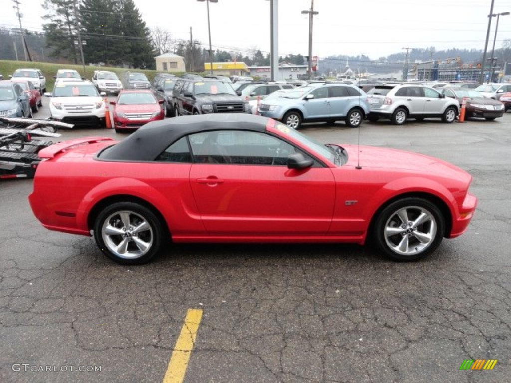 2006 Mustang GT Premium Convertible - Torch Red / Red/Dark Charcoal photo #5