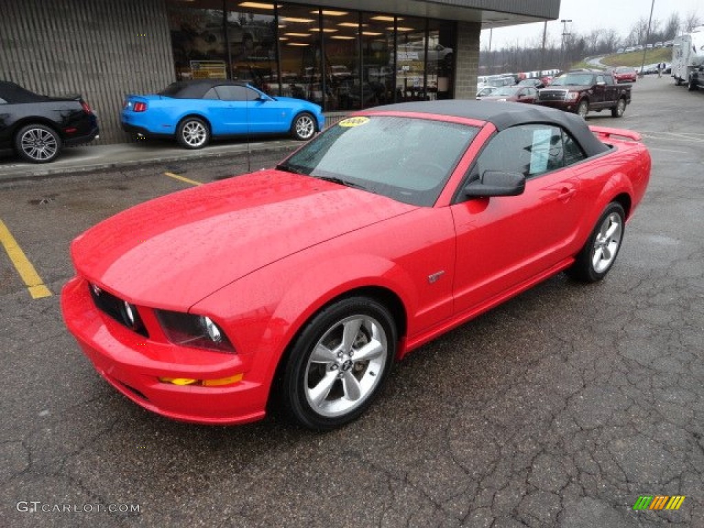 2006 Mustang GT Premium Convertible - Torch Red / Red/Dark Charcoal photo #8