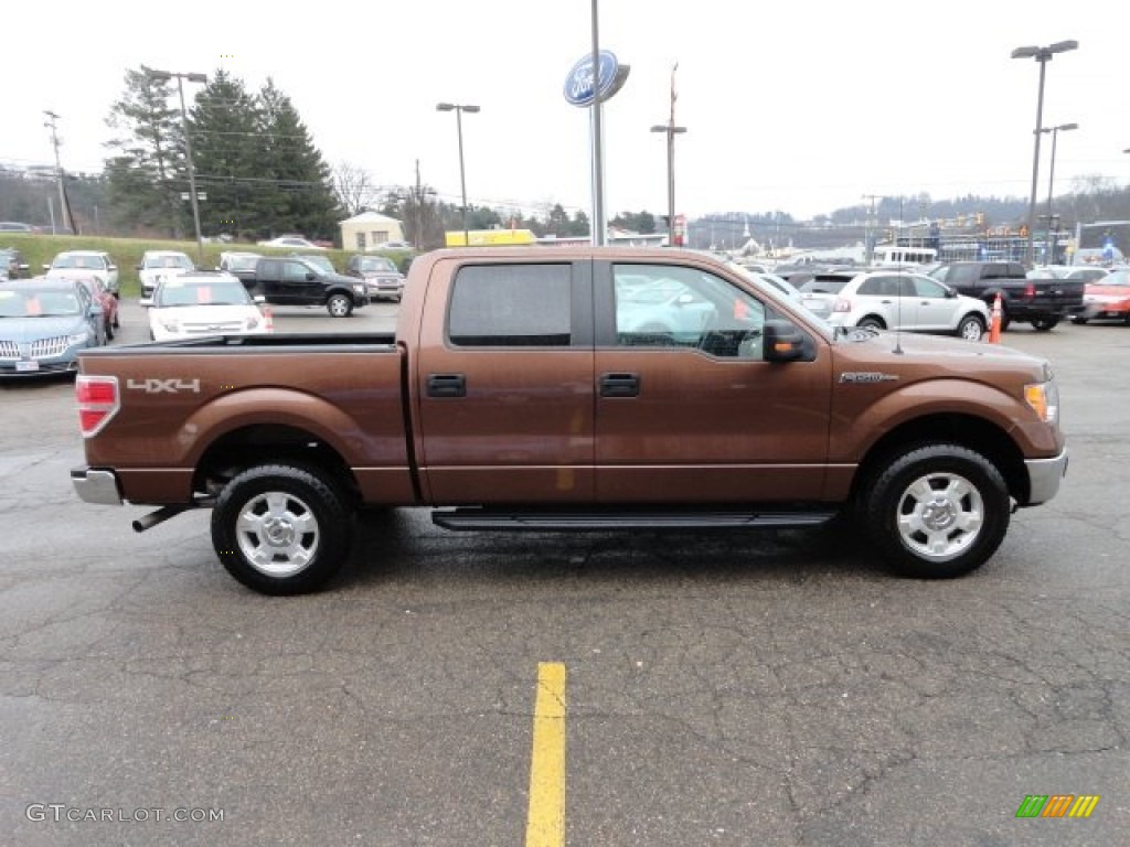 Golden Bronze Metallic 2011 Ford F150 XLT SuperCrew 4x4 Exterior Photo #58188533