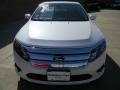 2012 White Platinum Tri-Coat Ford Fusion SEL  photo #2