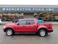 2007 Red Fire Ford Explorer Sport Trac XLT 4x4  photo #1