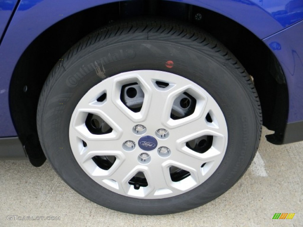 2012 Focus SE Sedan - Sonic Blue Metallic / Charcoal Black photo #6