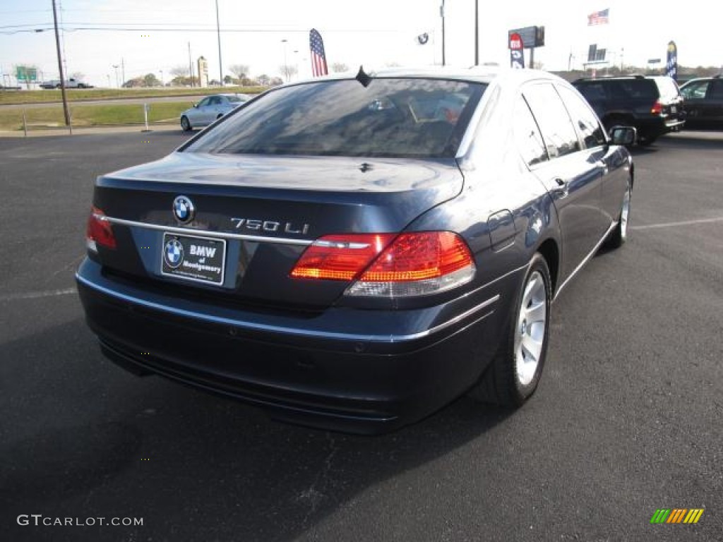 2006 7 Series 750Li Sedan - Toledo Blue Metallic / Dark Beige/Beige III photo #4