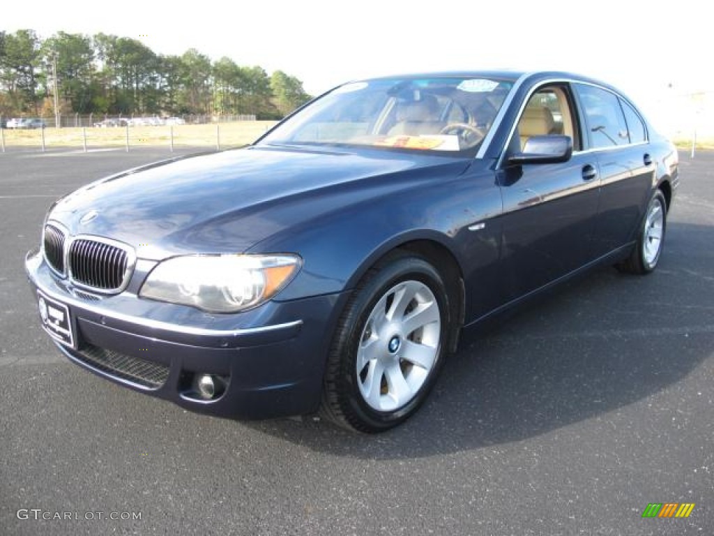 2006 7 Series 750Li Sedan - Toledo Blue Metallic / Dark Beige/Beige III photo #8