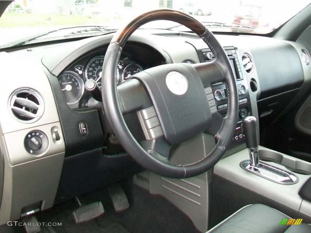 Black/Dove Grey Piping Interior 2008 Lincoln Mark LT SuperCrew 4x4 Photo #58191753