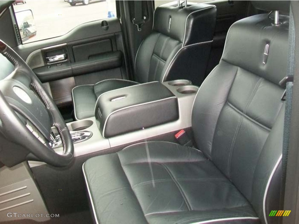 Black/Dove Grey Piping Interior 2008 Lincoln Mark LT SuperCrew 4x4 Photo #58191768