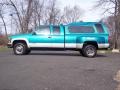1994 Bright Teal Metallic Chevrolet C/K 3500 Extended Cab 4x4 Dually  photo #17