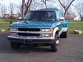 1994 Bright Teal Metallic Chevrolet C/K 3500 Extended Cab 4x4 Dually  photo #18