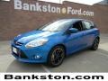 2012 Blue Candy Metallic Ford Focus SE Sport 5-Door  photo #1