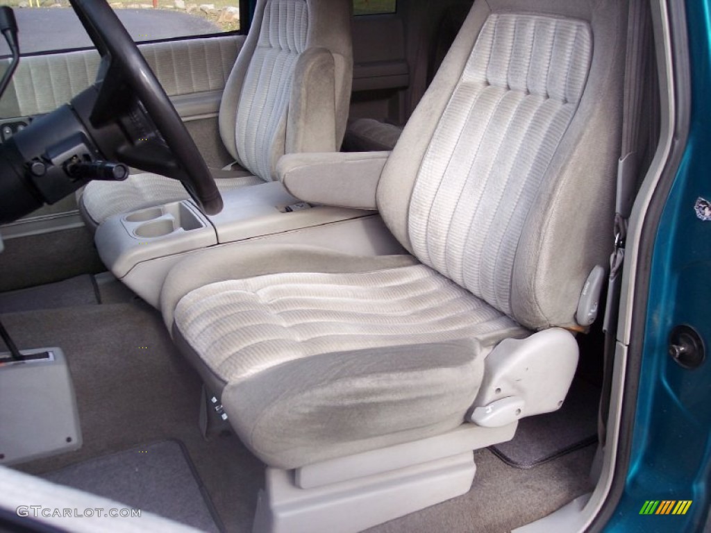 Gray Interior 1994 Chevrolet C/K 3500 Extended Cab 4x4 Dually Photo #58192161