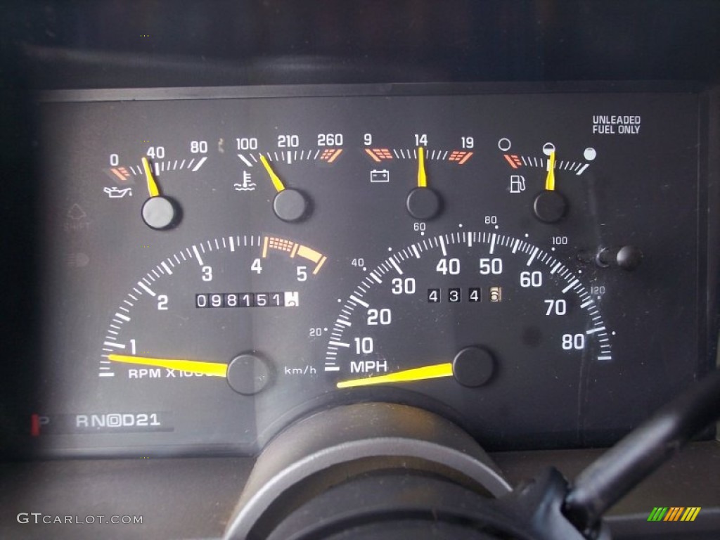 1994 Chevrolet C/K 3500 Extended Cab 4x4 Dually Gauges Photo #58192446