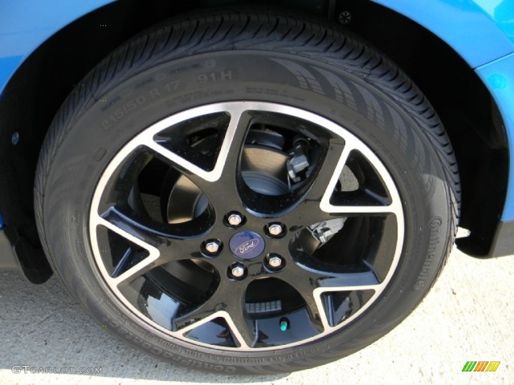 2012 Focus SE Sport Sedan - Blue Candy Metallic / Two-Tone Sport photo #5