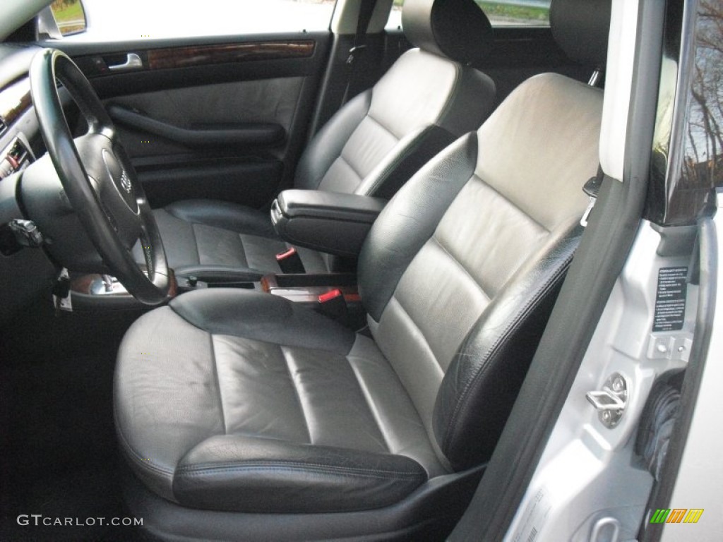 Platinum/Sabre Black Interior 2005 Audi Allroad 2.7T quattro Photo #58193004