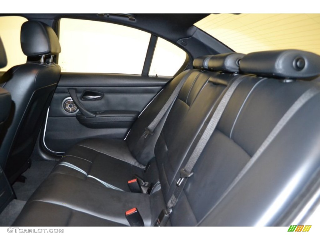 Black Novillo Leather Interior 2009 BMW M3 Sedan Photo #58193733