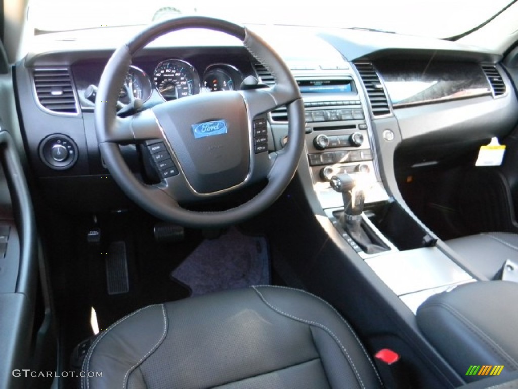2012 Ford Taurus Limited Charcoal Black Dashboard Photo #58194409