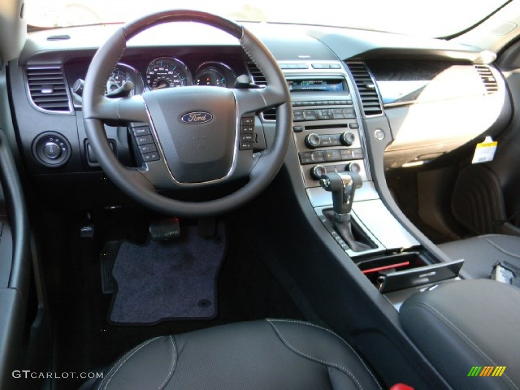 2012 Ford Taurus Limited Charcoal Black Dashboard Photo #58194739