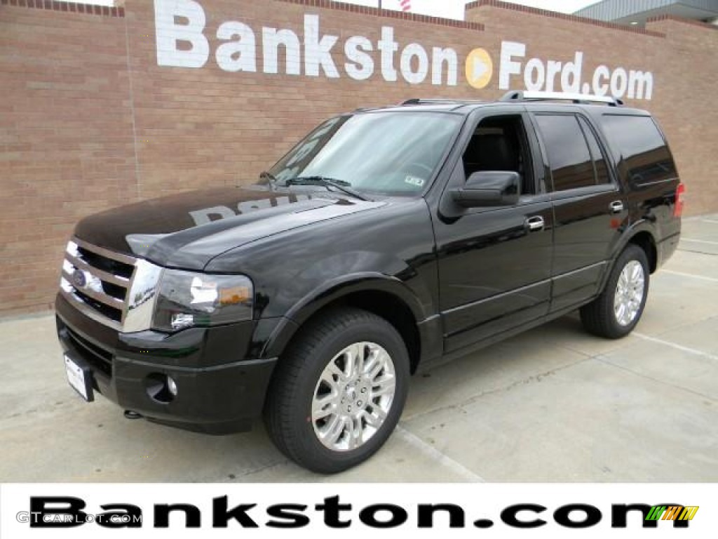 2012 Expedition Limited 4x4 - Black / Charcoal Black photo #1