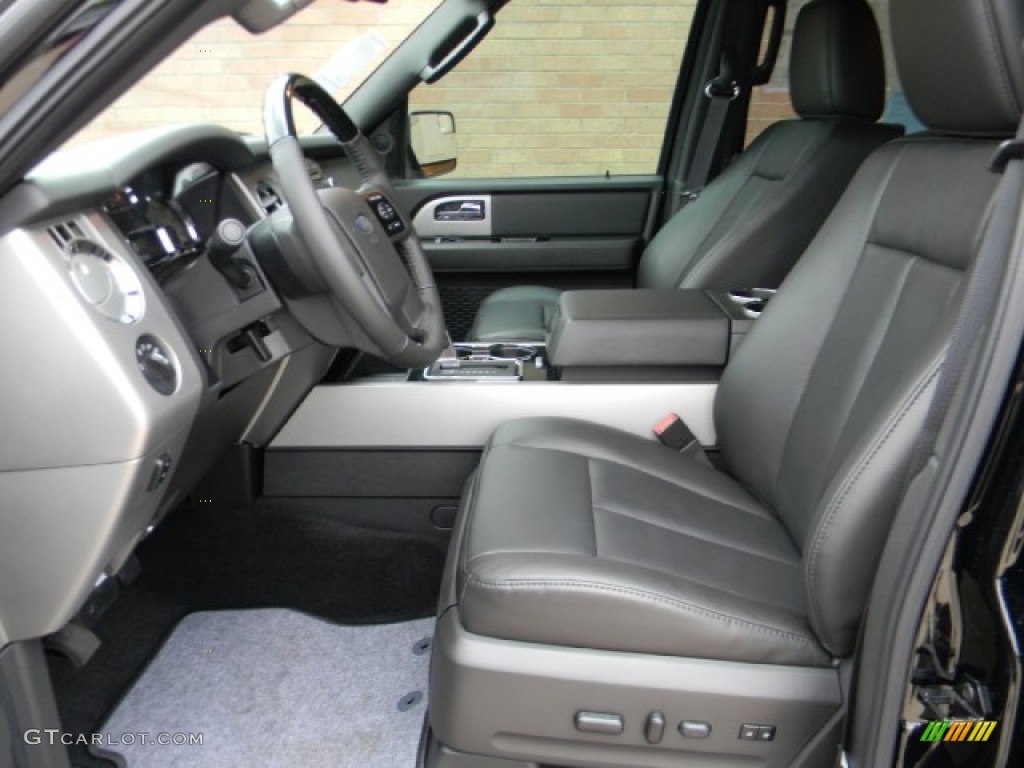 Charcoal Black Interior 2012 Ford Expedition Limited 4x4 Photo #58195278