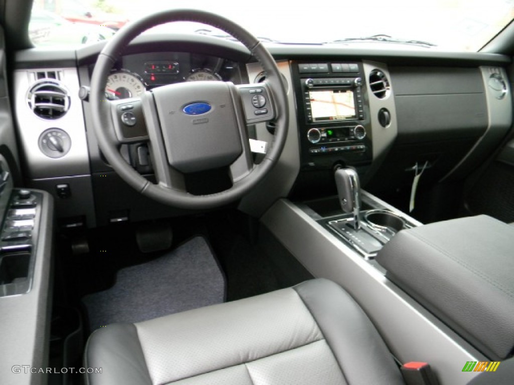 Charcoal Black/Silver Smoke Interior 2012 Ford Expedition XLT Sport Photo #58195536