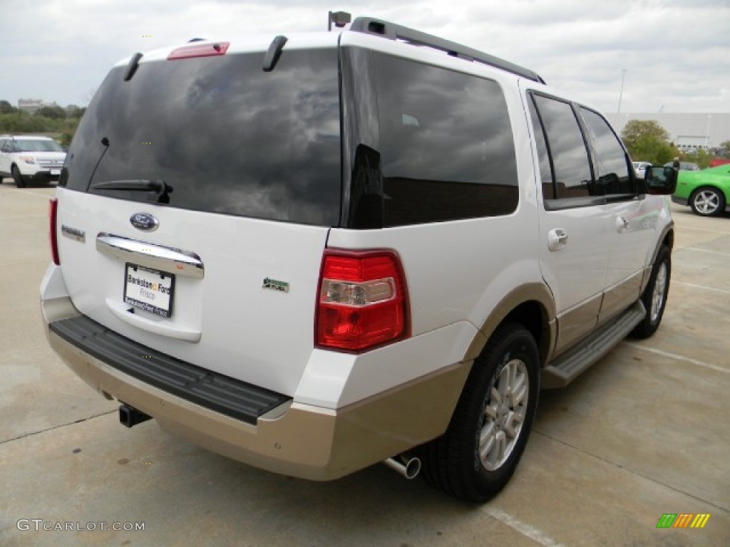 2012 Expedition XLT - Oxford White / Camel photo #3