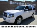 2012 White Platinum Tri-Coat Ford Expedition Limited  photo #1