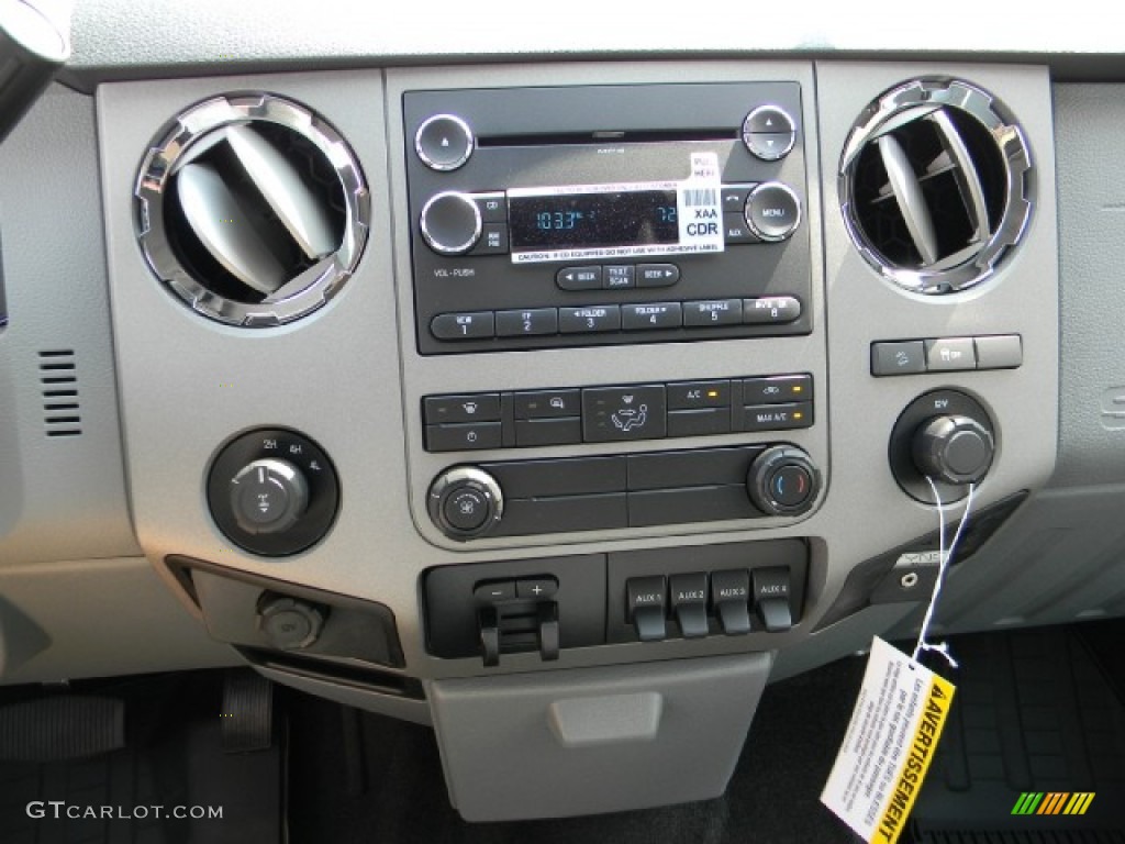 2012 F250 Super Duty XLT Crew Cab 4x4 - Ingot Silver Metallic / Steel photo #10