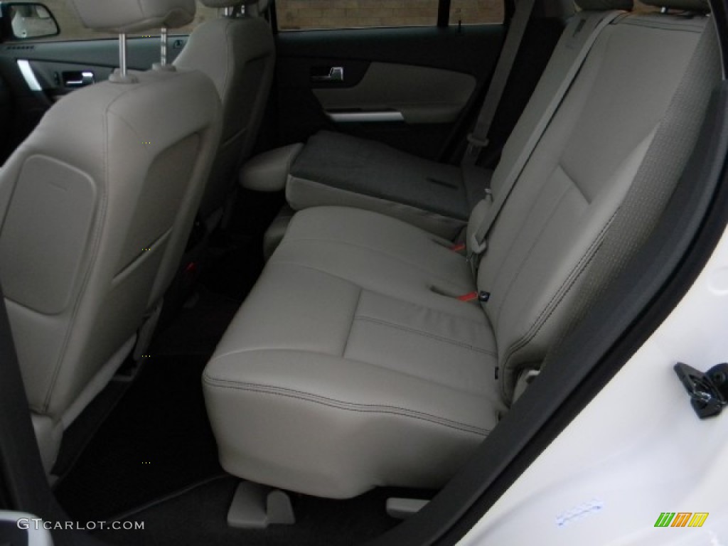 2012 Edge Limited EcoBoost - White Platinum Metallic Tri-Coat / Medium Light Stone photo #7