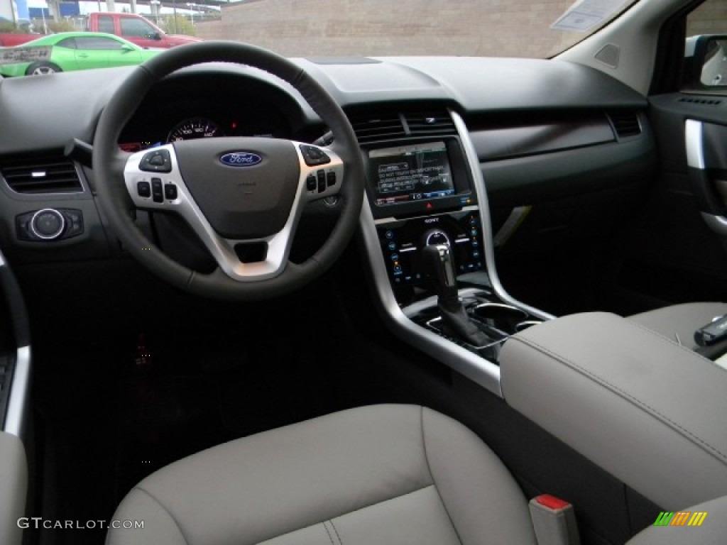 2012 Edge Limited EcoBoost - White Platinum Metallic Tri-Coat / Medium Light Stone photo #8