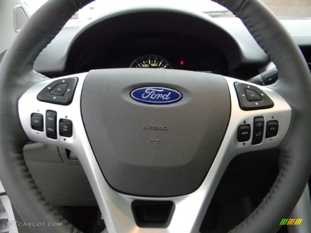 2012 Edge Limited EcoBoost - White Platinum Metallic Tri-Coat / Medium Light Stone photo #12