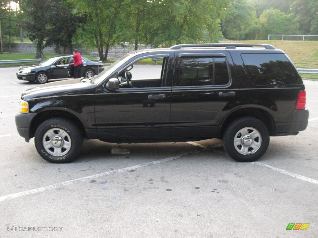 2003 Explorer XLS 4x4 - Black / Graphite Grey photo #3