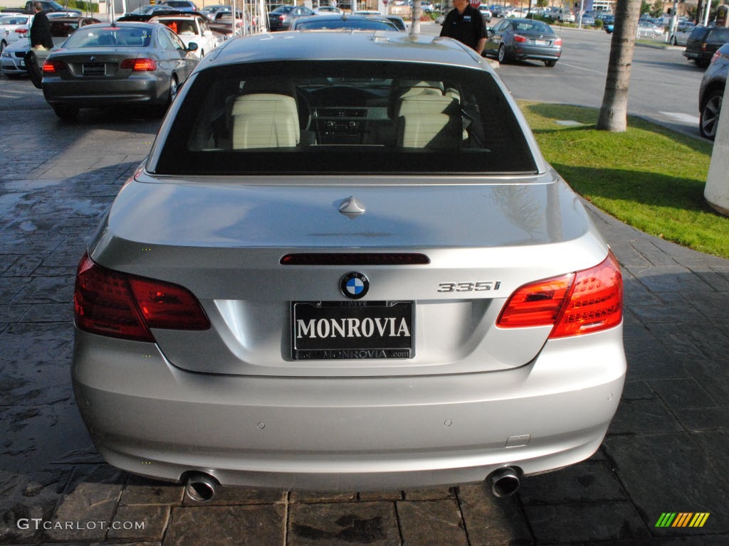 2011 3 Series 335i Convertible - Titanium Silver Metallic / Gray Dakota Leather photo #7