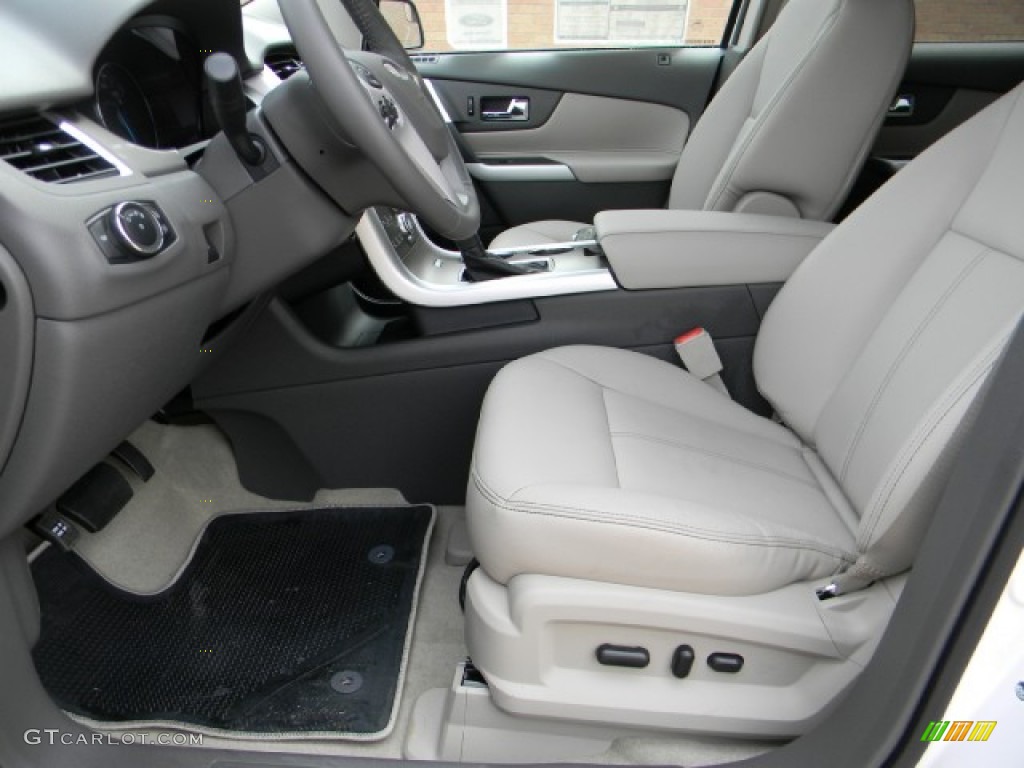 2012 Edge SEL EcoBoost - White Platinum Metallic Tri-Coat / Medium Light Stone photo #7