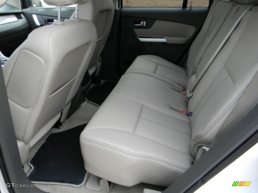 2012 Edge SEL EcoBoost - White Platinum Metallic Tri-Coat / Medium Light Stone photo #8