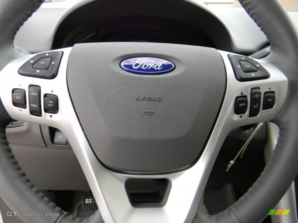 2012 Edge SEL EcoBoost - White Platinum Metallic Tri-Coat / Medium Light Stone photo #11