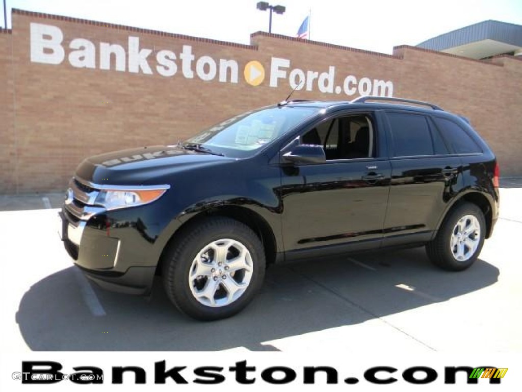 2012 Edge SEL - Black / Charcoal Black photo #1